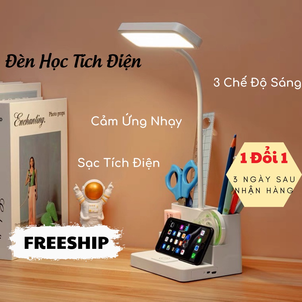Đèn Chống Cận Siêu Sáng, Đèn Học Đọc Sách Làm Việc Tích Điện ĐÈN TOKI