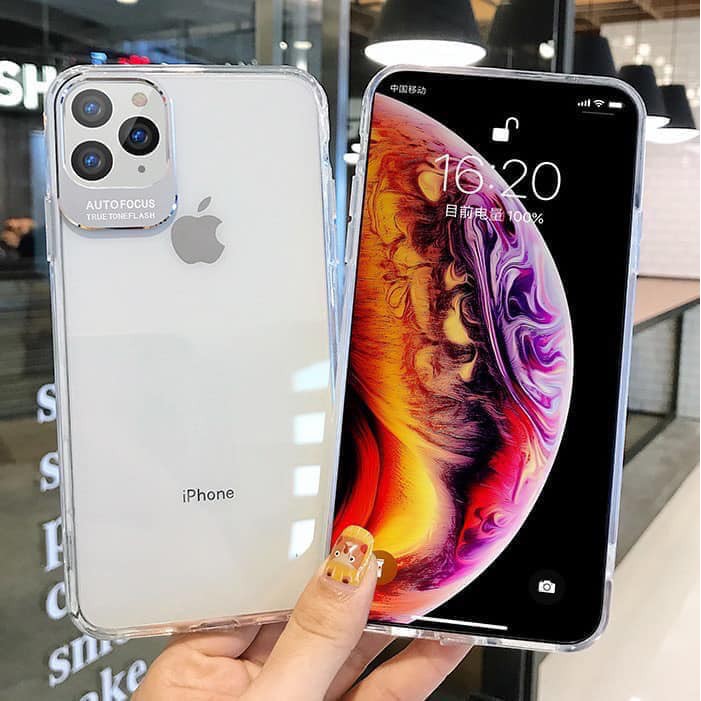 Ốp Lưng IPHONE AUTO FOCUS💖FREE SHIP💖Ốp Không Ố  Màu Tặng Kèm Iring  - Ốp Lưng IPHONE Bảo Vệ Cam | BigBuy360 - bigbuy360.vn