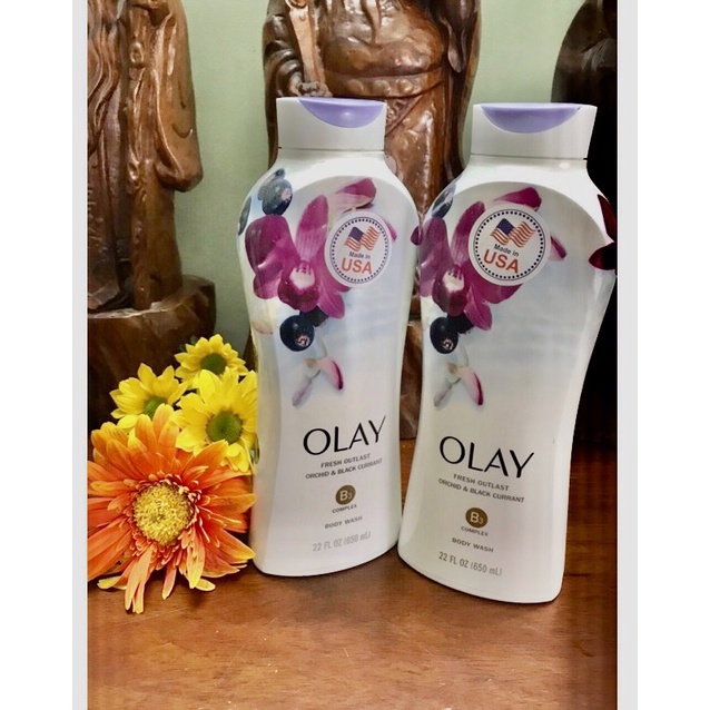 Sữa Tắm OLAY 650ml của MỸ — giữ ẩm da, chống lão hoá, da mềm mượt và hương thơm nhẹ nhàng