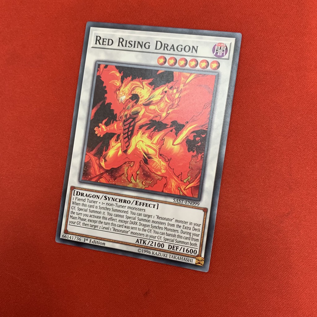 EN]Thẻ Bài Yugioh Chính Hãng] Red Rising Dragon