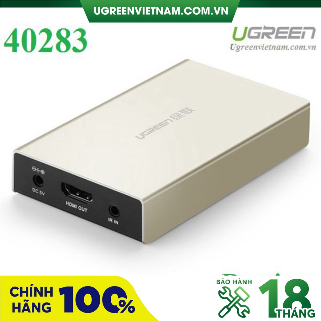 Thiết bị nhận tín hiệu HDMI 120M qua cáp mạng RJ45 Cat5e/Cat6 Ugreen UG-40283 (Receiver)