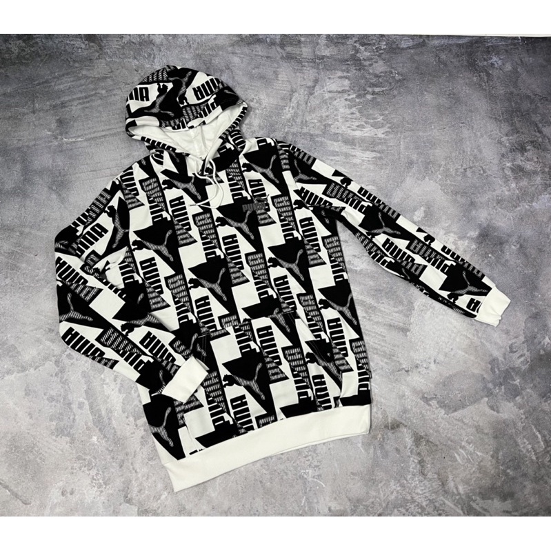 Áo hoodie nỉ bông Puma