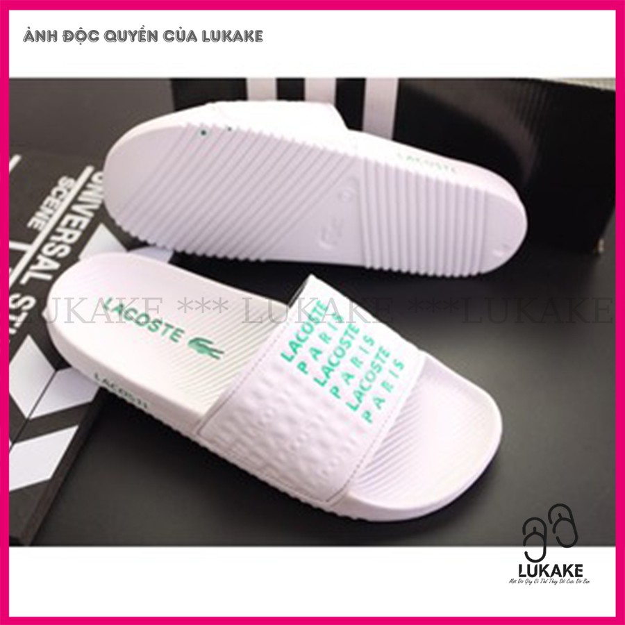 Dép đúc nam Lacoste Paris Cá SấuFREE-SHIP hàng xuất dư - Rẻ vô địch - Đổi size 7 ngày.