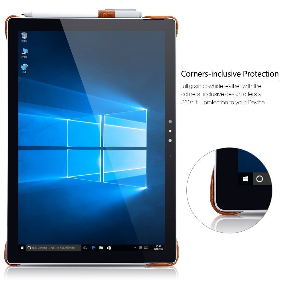Ốp lưng da thật Icarer Surface Pro 4,5,6,7 Hàng chính hãng