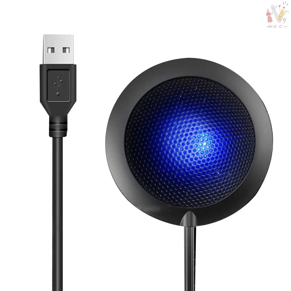 Micro Hội Nghị Để Bàn Xoay 360 Độ Phích Cắm Usb Tương Thích Với Windows / Mac