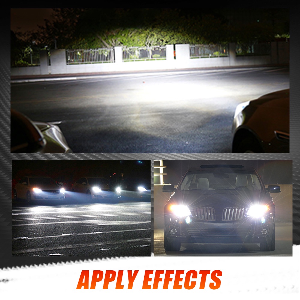 Đèn Pha LED H1 H4 H7 H8 H11 HB3 HB4 9005 9006 6000K 12V Cho Ô Tô