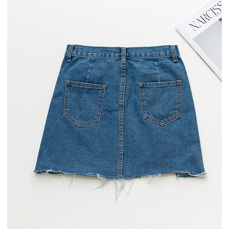 Chân Váy Jean Ngắn Hàn Quốc - MINT Lala