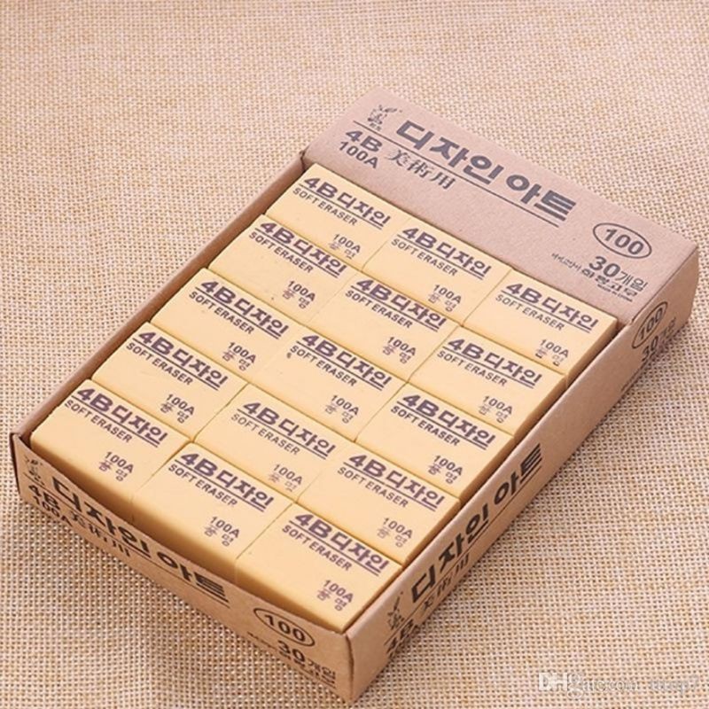 Tẩy bút chì Hàn Quốc 4B  giá 1k