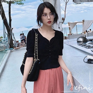 Áo Thun Dáng Ôm Thời Trang Mùa Hè Cho Nữ