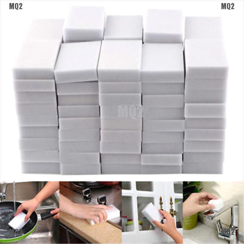 [MQ2]10pcs Cleaning Magic Sponge Eraser Melamine Cleaner Foam Cleaner Kitchen