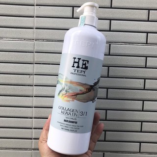 Dầu gội HETEPI Collagen Keratin No3 3 in 1 Shampoo 1000ml