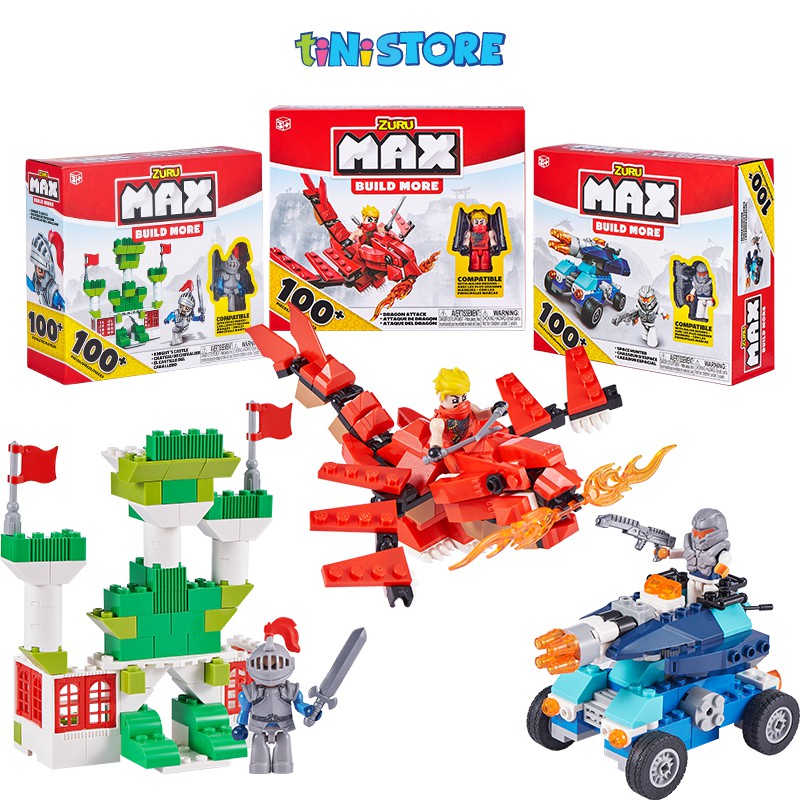 Đồ chơi lắp ráp sáng tạo lego bộ Zuru MAX Builder More 8379 (Giao mẫu ngẫu nhiên)