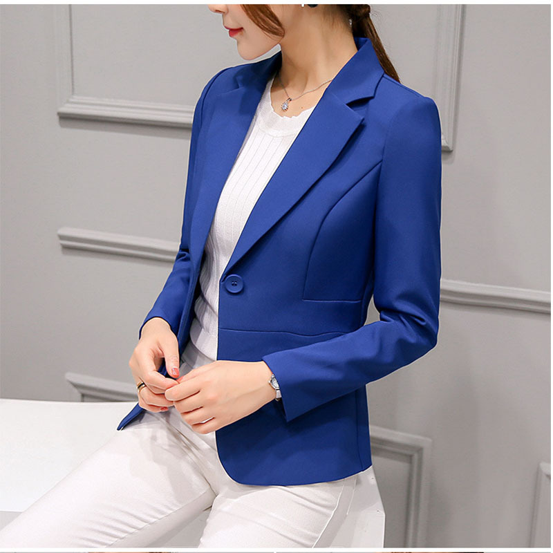 Áo Khoác Blazer Dáng Ôm Phong Cách Hàn Quốc Thời Trang Mùa Thu 2020