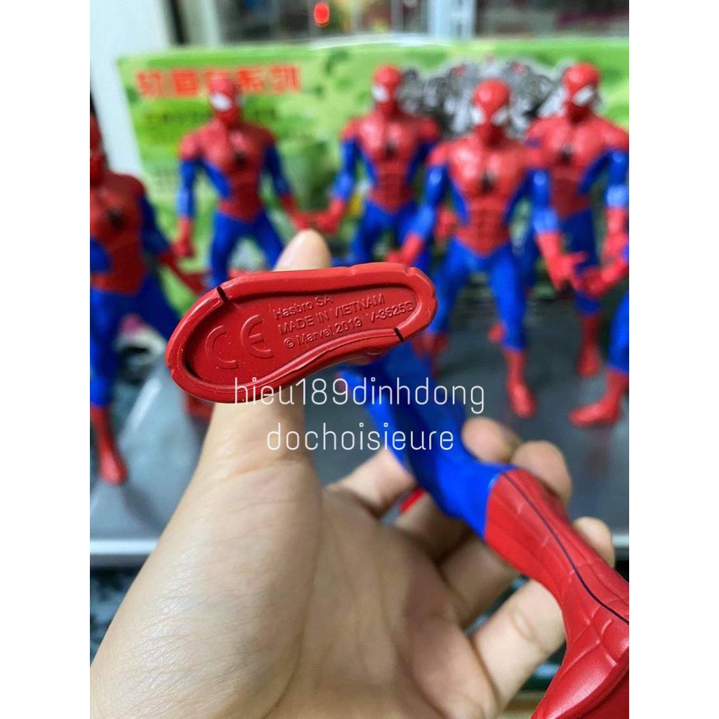 Đồ Chơi Siêu Anh Hùng Người Nhện Spider Man 24cm AVENGERS chính hãng hasbro hàng không vỏ