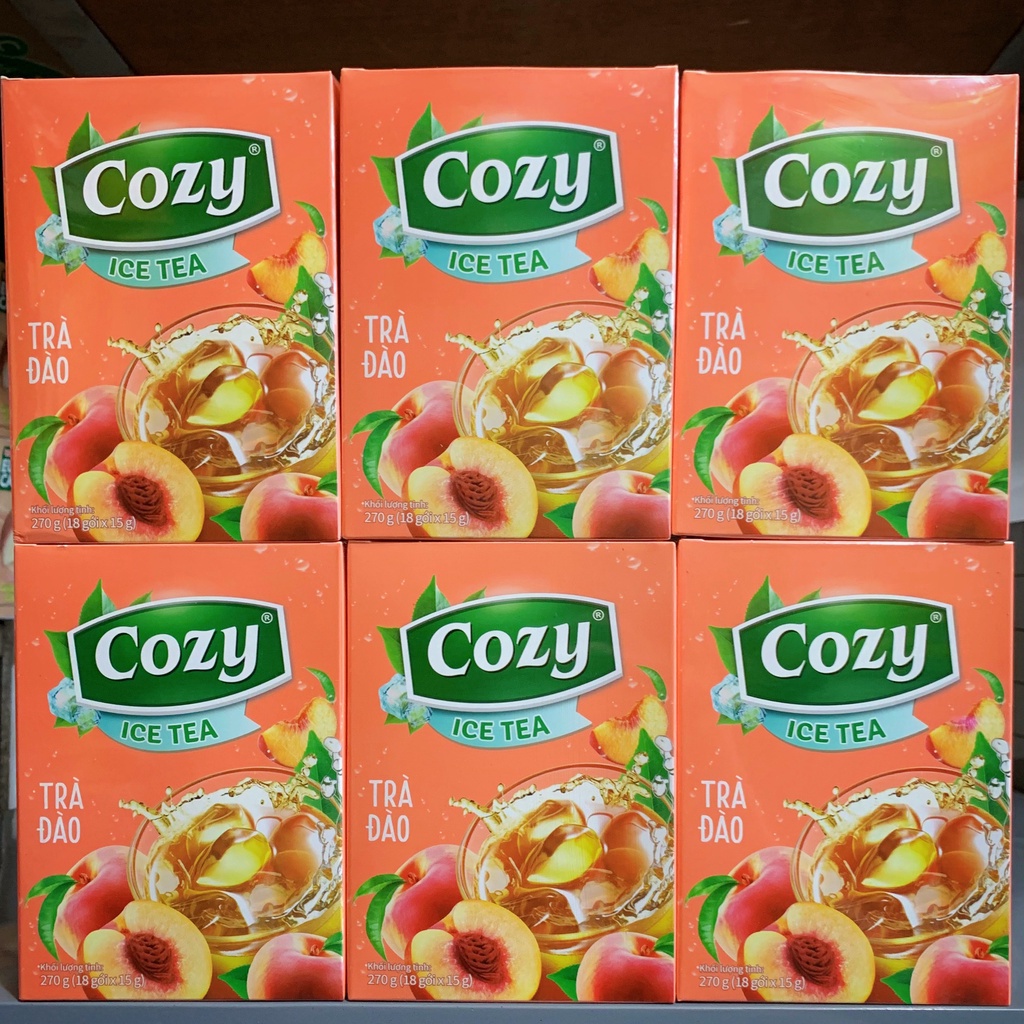 Trà Đào Cozy Hòa Tan Hộp 240g