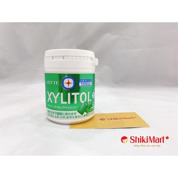 Kẹo Cao Su Không Đường Xylitol Vị Chanh Bạc Hà Nhật Bản