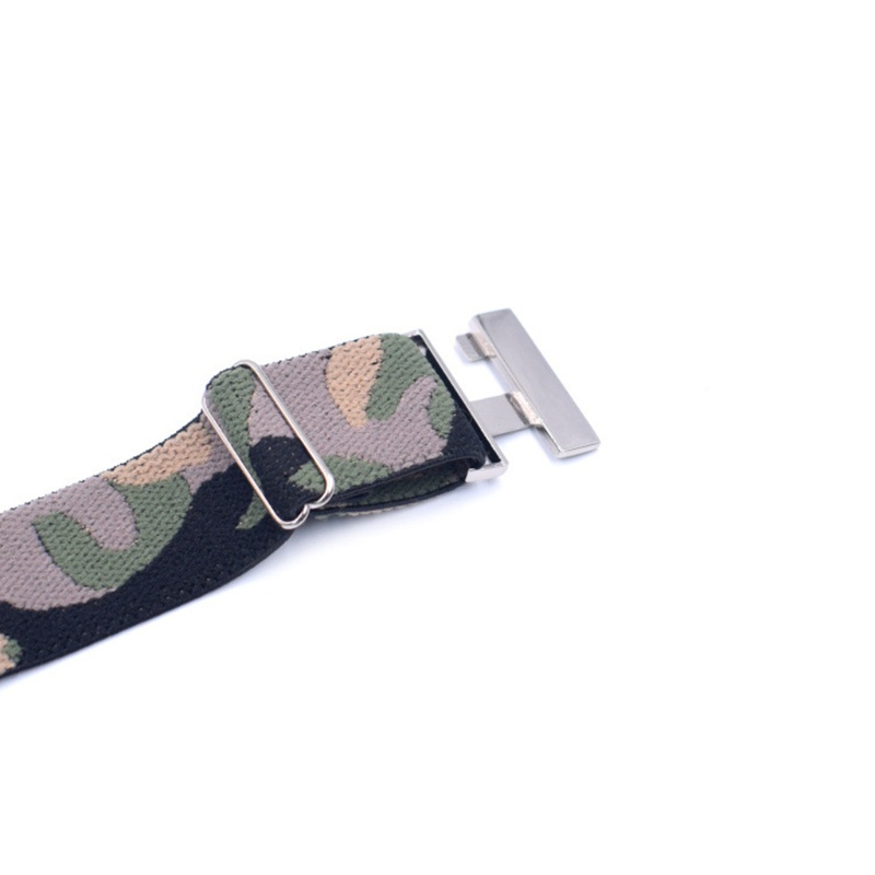 Set 2 Cặp Dây Nylon Đeo Vớ Họa Tiết Rằn Ri Co Giãn Chống Trượt Có Thể Điều Chỉnh Cho Nam Nữ