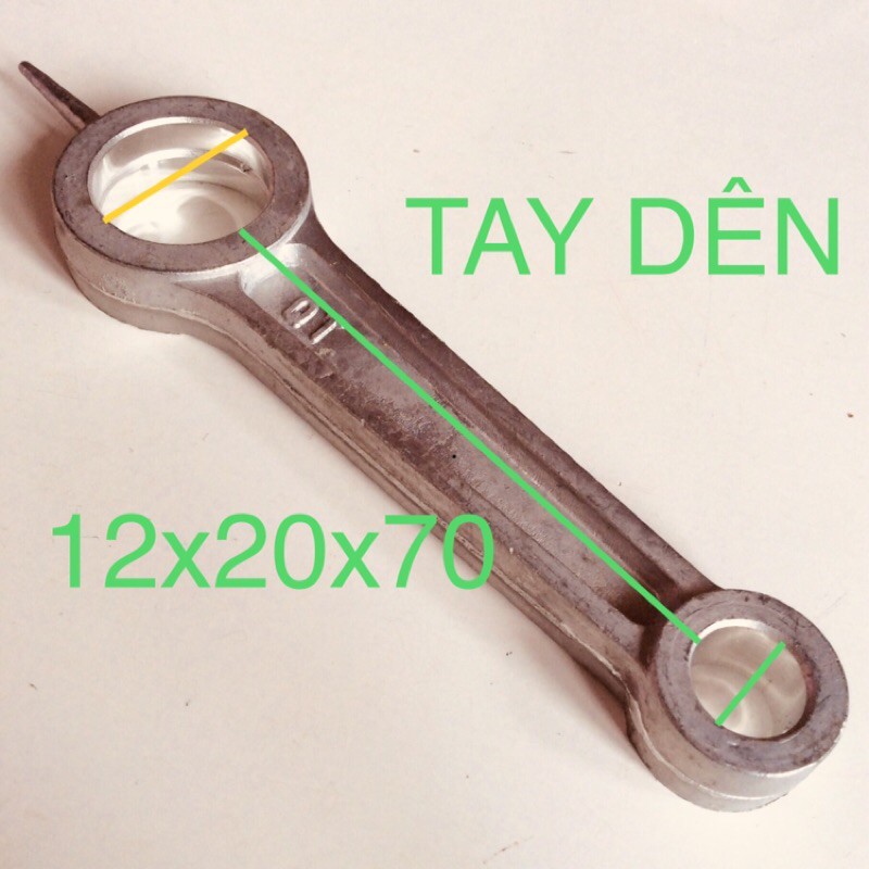 Tay dên máy bơm hơi - máy nén khí 12mm-20mm-70mm