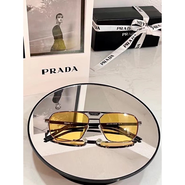 Kính râm nam P.R.A.D.A cao cấp fullbox, mắt chống tia UV 400, kinhmat88luxury