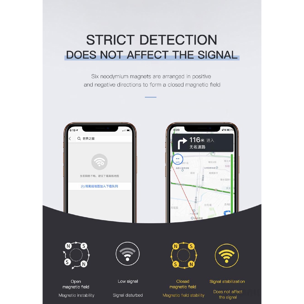 Giá Đỡ Điện Thoại Từ Tính Kulaa Trên Ô Tô | BigBuy360 - bigbuy360.vn