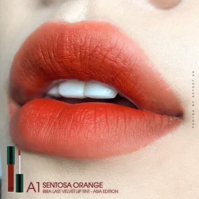 Son kem lỳ Bbia Last Velvet Lip Tint - bản dành riêng cho Châu Á