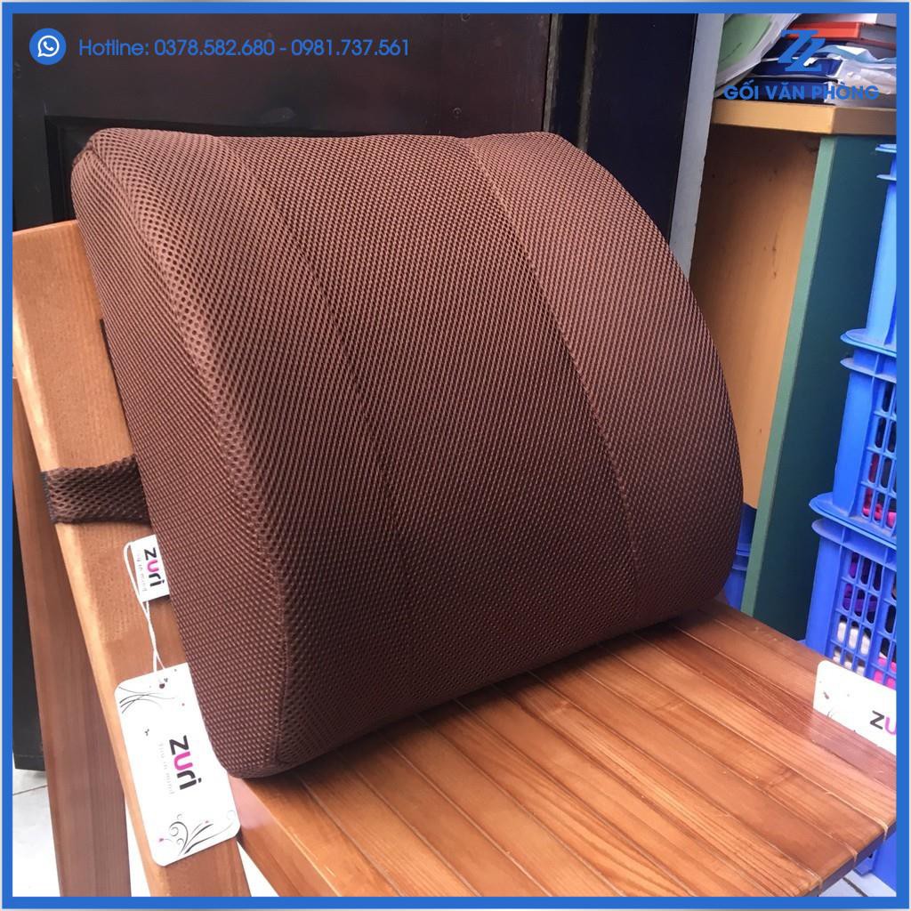 [ CỠ LỚN ] Đệm Lưng Ghế Văn Phòng Cao Su Non ZURI PILLOW - GTL02