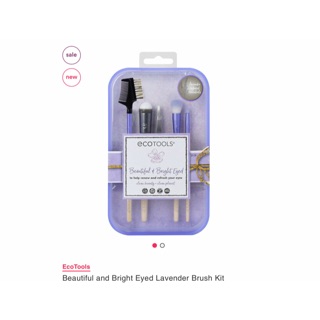 [SALE 50%] Set cọ, đá lăn mắt, nhíp Ecotools