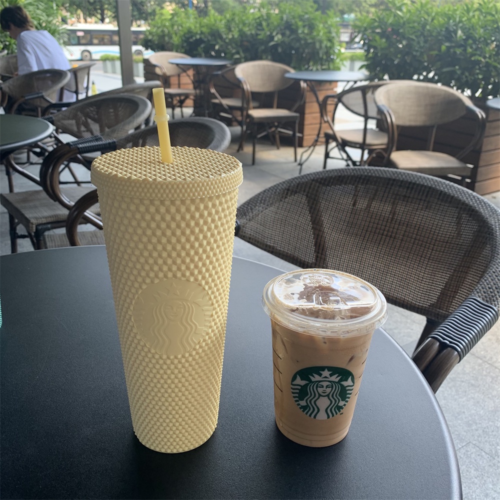 Ly Uống Nước Starbucks Có Ống Hút 710ml / 24oz