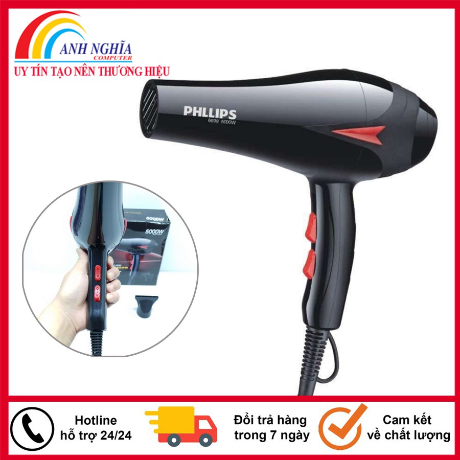 MÁY SẤY TÓC CAO CẤP 2 CHIỀU PHLLIP 6699 5000w