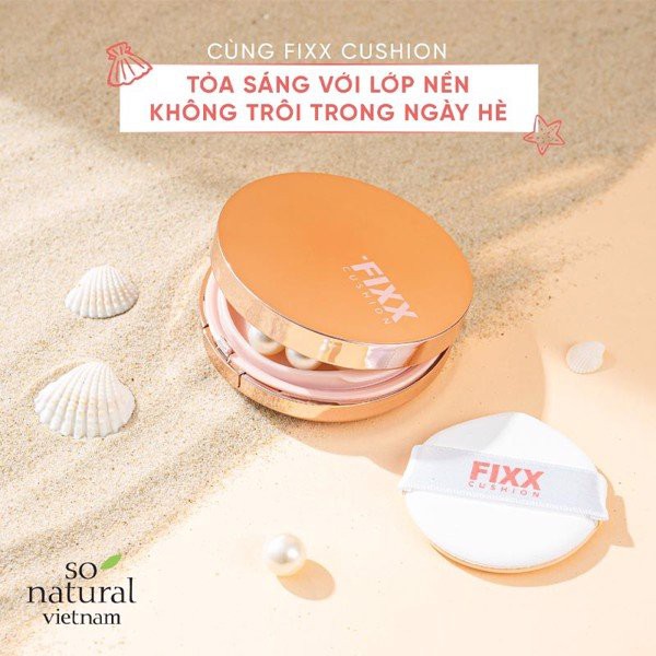 [Chính hãng] Phấn Nước Trang Điểm Lâu Trôi Glow FIXX Cushion SPF50+ / PA++++ So Natural Hàn Quốc