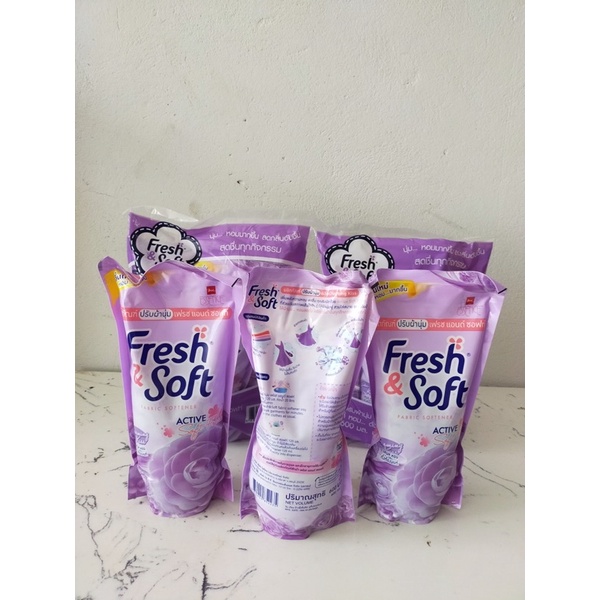 HH Nước xả vải Fresh&amp;Soft Thái Lan 600ml/ túi Đảm bảo uy tín chất lượng