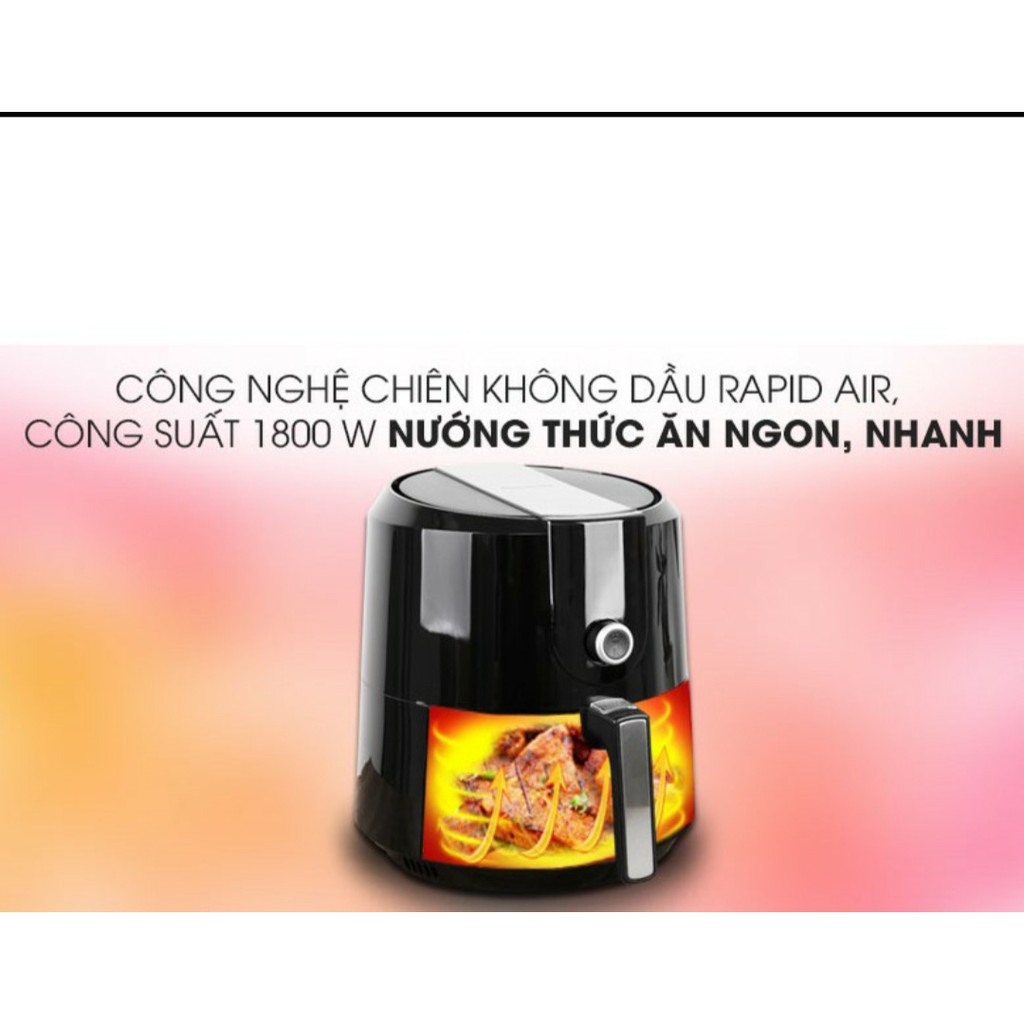 [Hàng Chính Hãng] Nồi chiên không dầu Điện tử 5,2L Kangaroo KG55AF1A