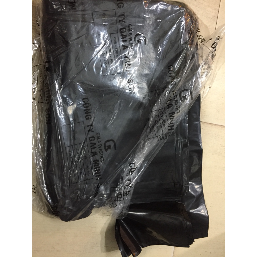 1kg Túi bóng đen bọc đồ loại đẹp