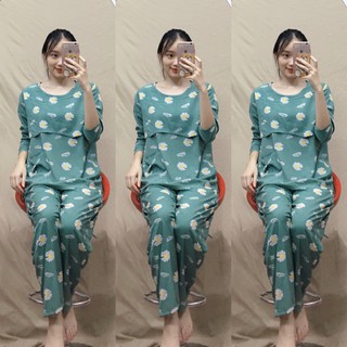 Bộ đồ bầu và sau sinh ska11 chất lanh