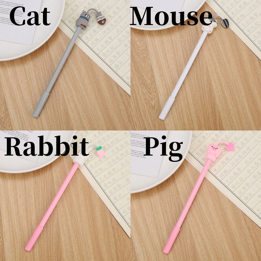 1 bút Gel 0.5mm hình động vật dễ thương