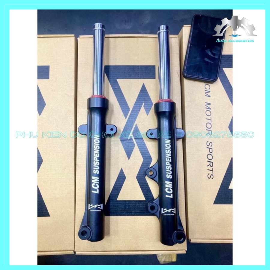 Phuộc LCM - Phuộc Trước Ex150 Ty 4Màu Lắp đặt như Zin cho dòng xe Exciter 150. Độ Nhúng Êm Ái, Cứng Cáp, Chất Lượng 100%