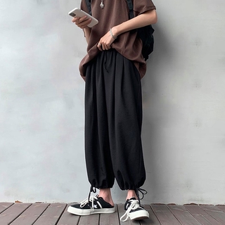 Quần dài đũi bo gấu, JACKLANE, Quần dáng rộng unisex, Jack Lane
