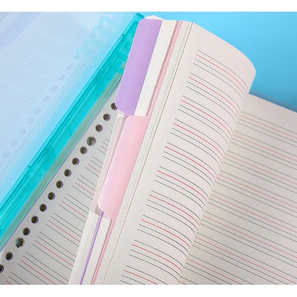 Bìa Sổ Còng A4 A5 B5 Binder Nhiều Màu Trong Suốt Ruột Giấy Refill Dụng Cụ Bullet Journal Timo VPBL2