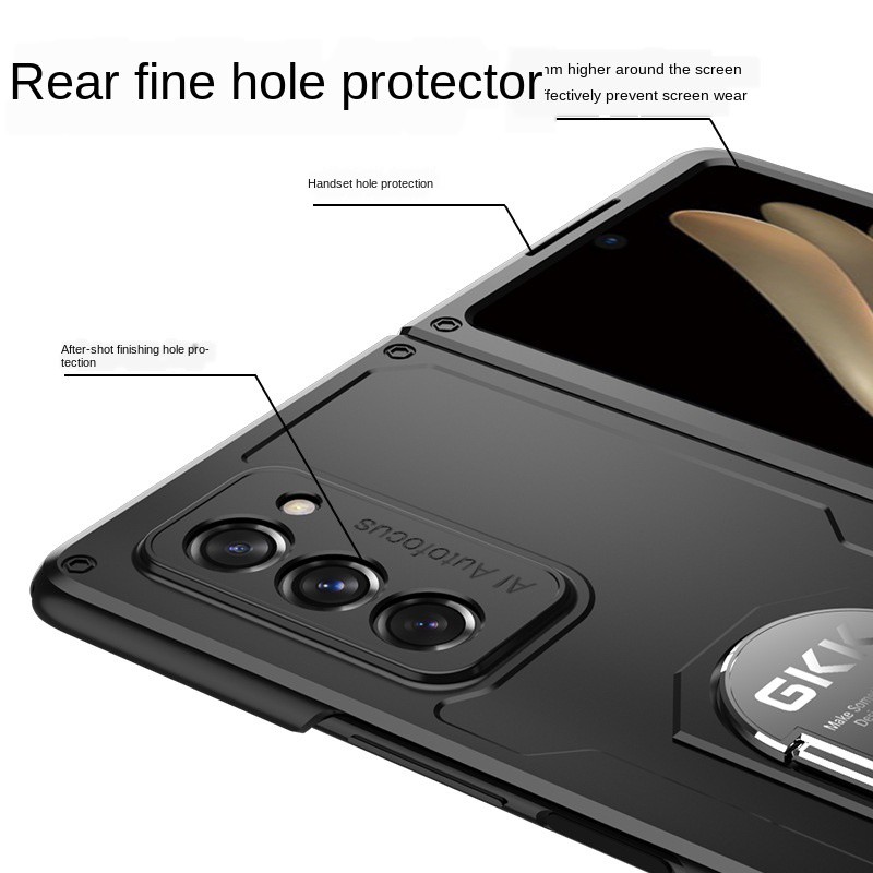 Ốp điện thoại PC 2 lớp chống va đập sáng tạo W21 cho Samsung z fold 2