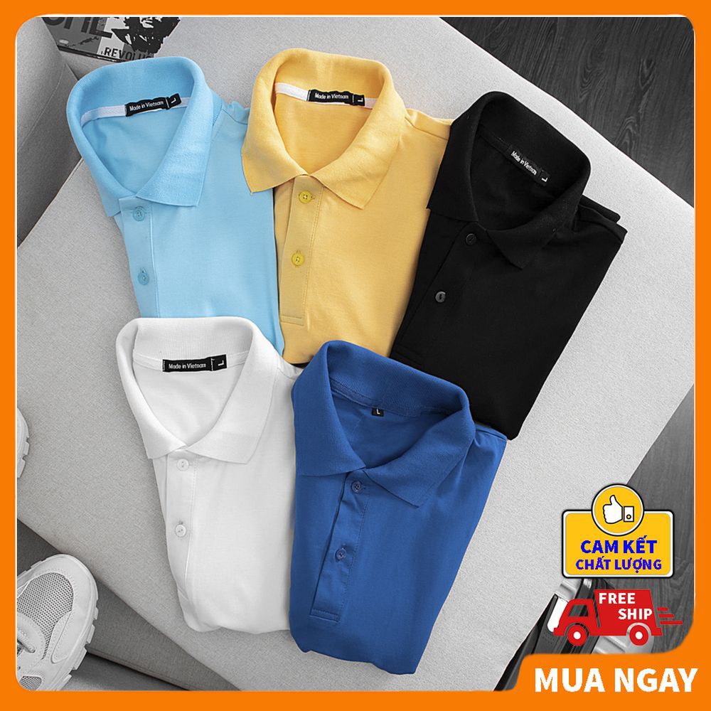 Áo polo nam có cổ unisex hàng chính hãng form rộng thoáng mát ❤️KINGSPORT❤️ Áo phông nam nữ có cổ cao cấp giá rẻ