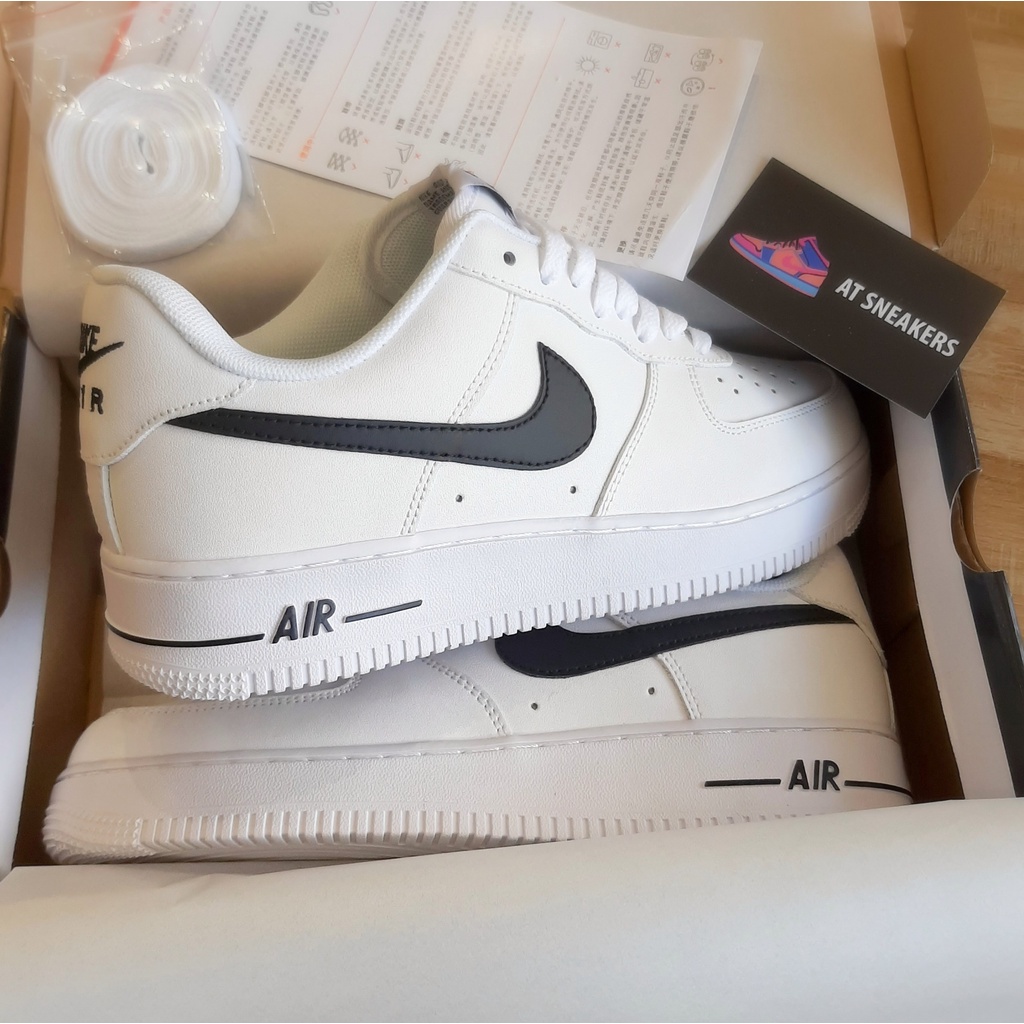 Giày Sneakers AF1 black swoosh