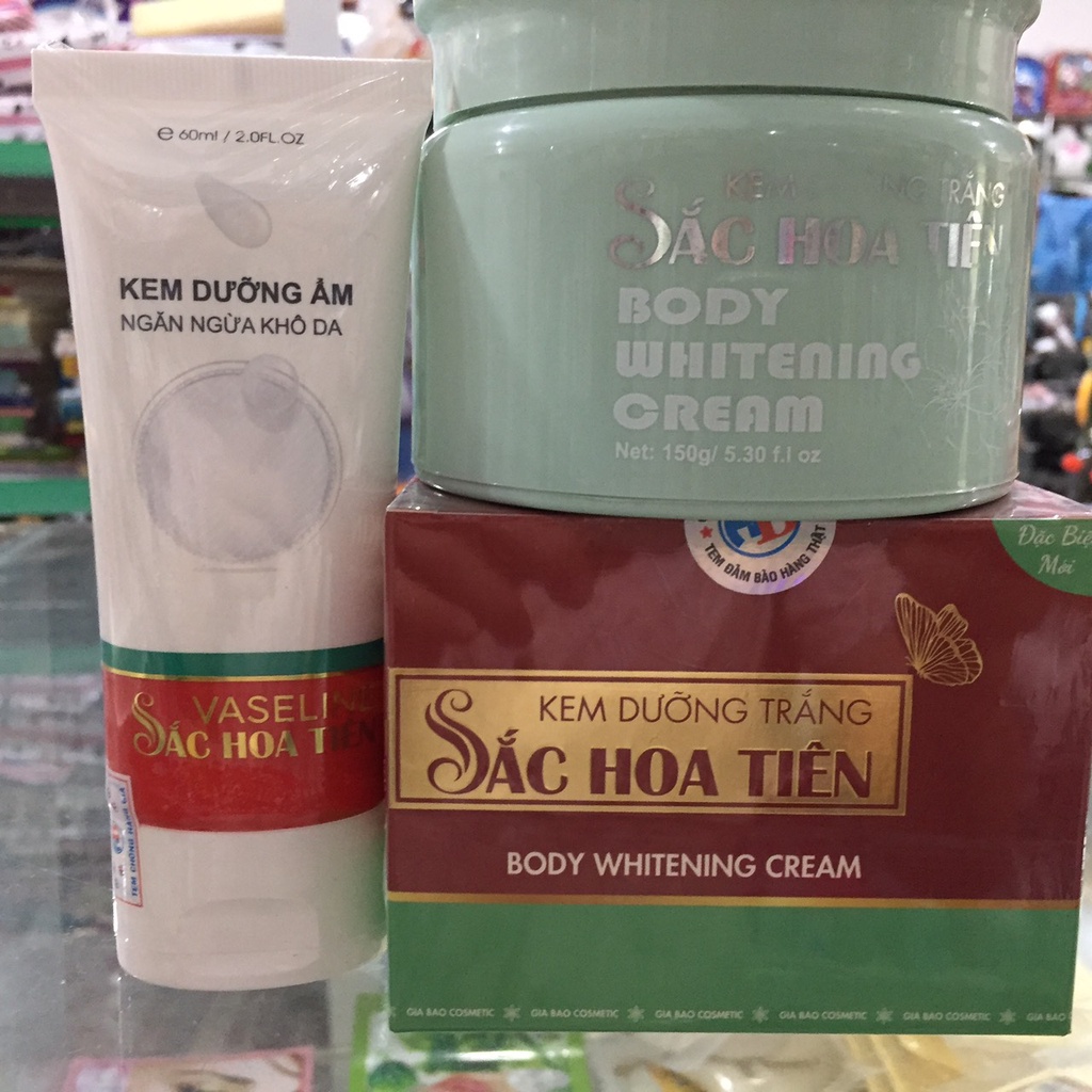 KEM DƯỠNG TRẮNG SẮC HOA TIÊN 150gam giá bao bì 379.000vnđ