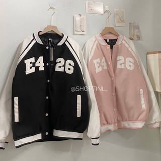 Áo Bomber dạ trần bông E426