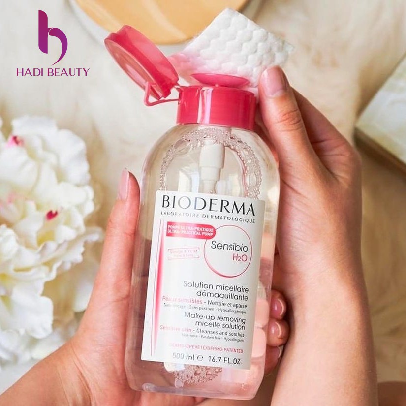 NƯỚC TẨY TRANG MẪU MỚI BIODERMA 500ML HÌNH THẬT