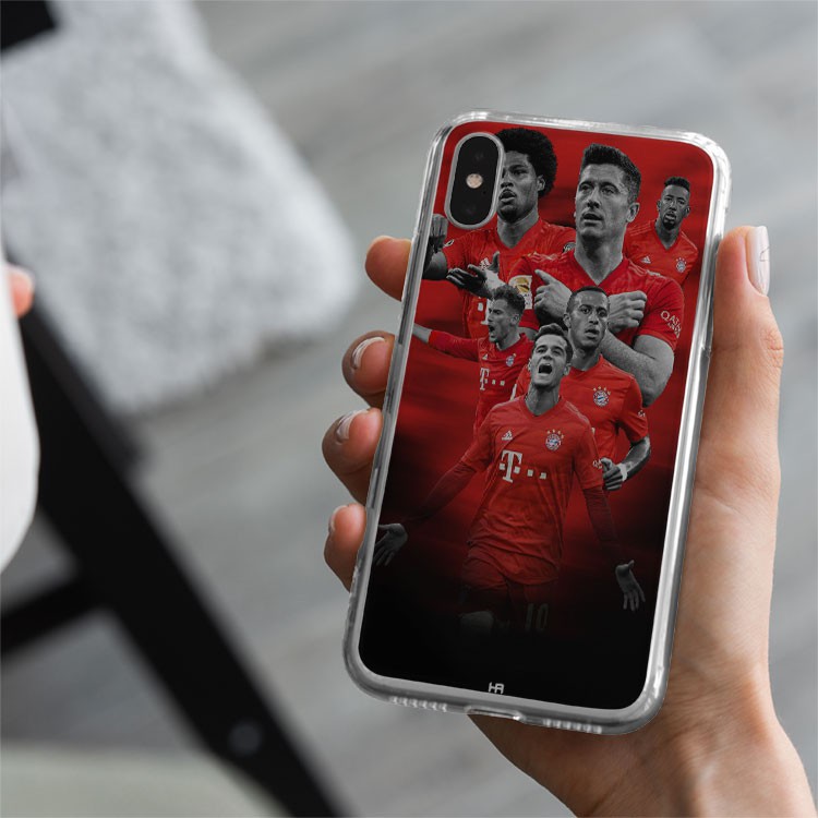 Vỏ ốp iphone bóng đá CLB Bayern ốp lưng các cậu thủ bayern munich cực đẹp dành cho Iphone 5 đến 12 promax FOO20210166