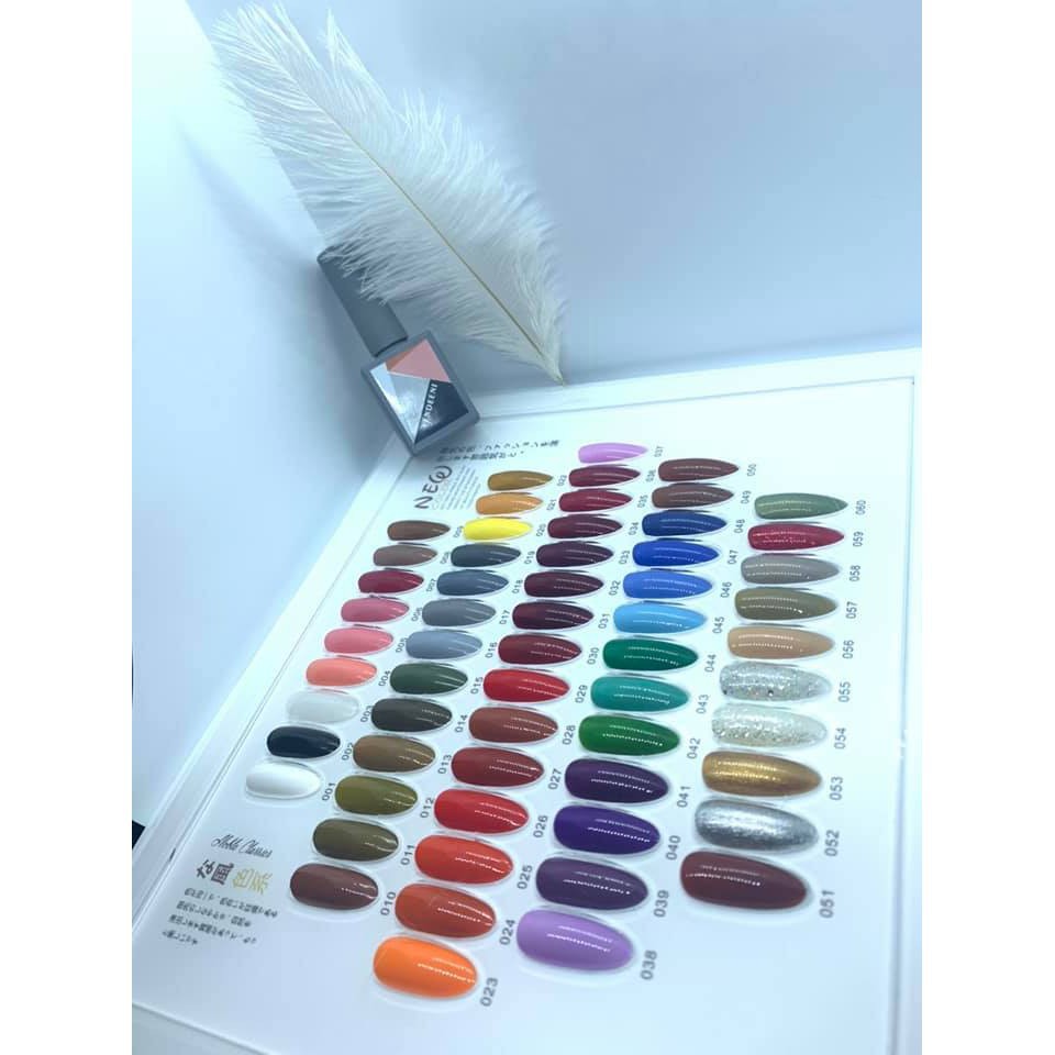 [Sơn Lẻ Từ 41-60]  Sơn Gel Vendeeni 60 màu,15ml - Set Sơn chọn lọc tone màu đẹp