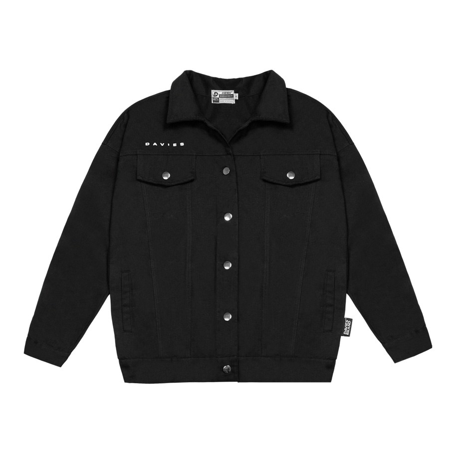 Áo khoác nam kaki màu đen Daviesism Classic - Jacket local brand DAVIES