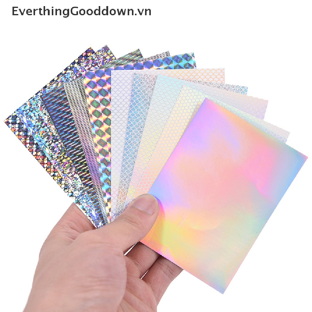 Everthinggooddown 2 Miếng Dán Mồi Câu Cá Giả Bằng Kim Loại Hình Vảy Cá Nhân Tạo