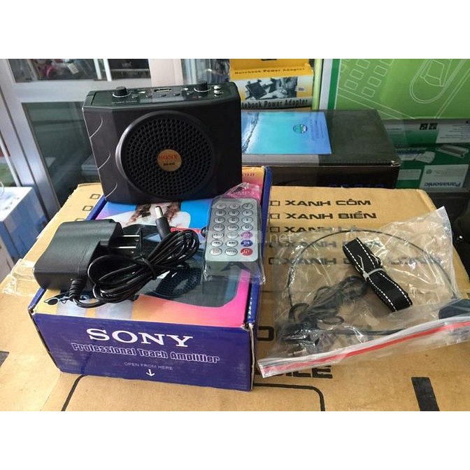XẢ KHO -  Máy Trợ Giảng Không Dây Sony Cắm USB, SN-898 - Có Mic Dây Thuyết Trình BTC01