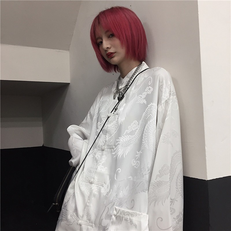 Áo sơ mi ulzzang cổ tàu